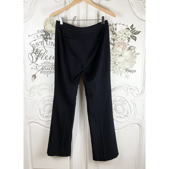 Elie Tahari Pants Womens Flare Leg Classic Stretch Zip Black, Waist:  31” - Picture 7 of 14